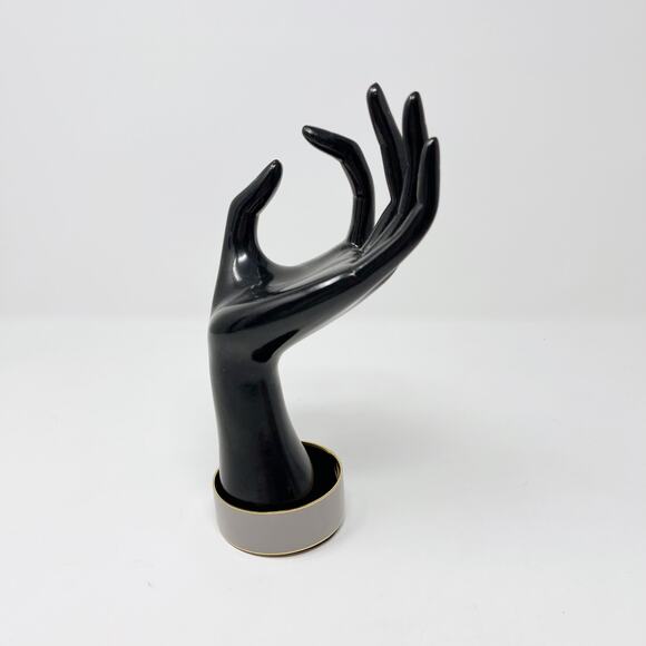 J Crew Chunky Bangle Bracelet Gray Gold Tone 1" Wide Statement Fashion Costume - Picture 3 of 9